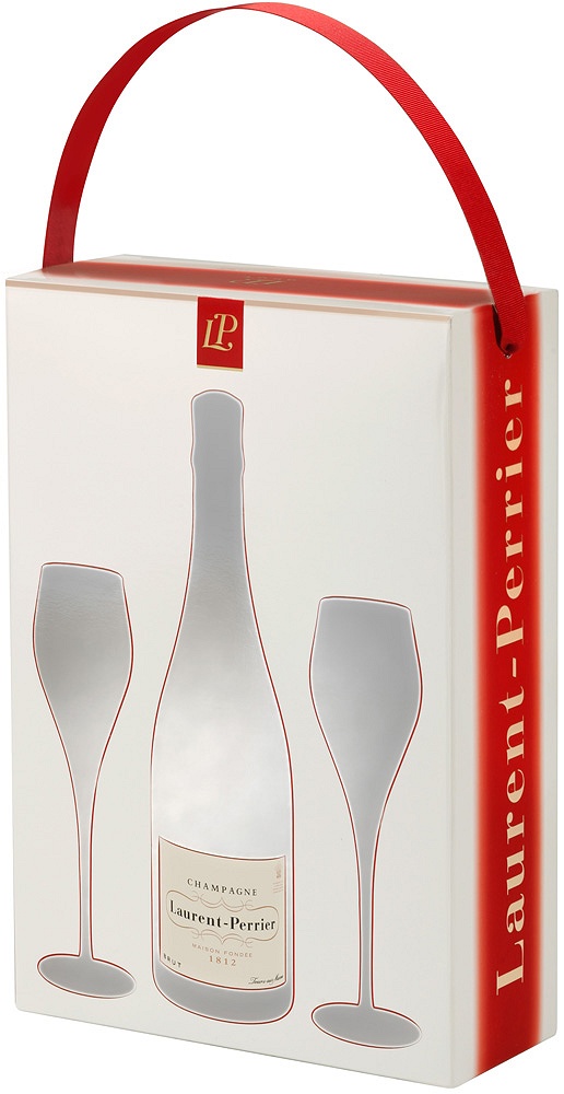 Laurent-Perrier Brut La Cuvee0,75l + 2 glasses